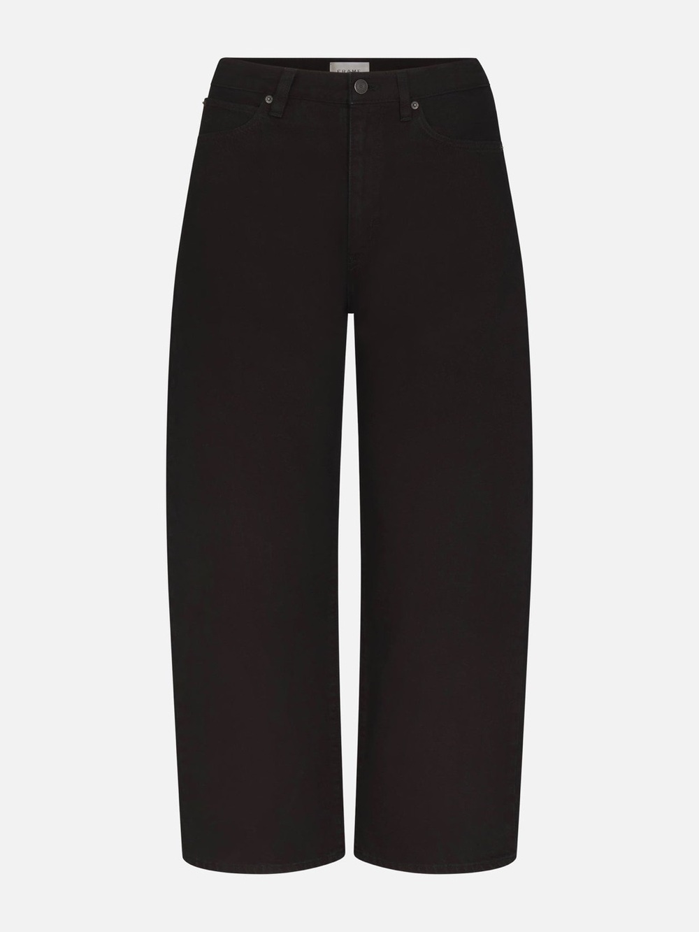 Frame Denim Black Wide-Leg Jeans